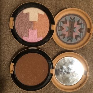 Mac cosmetics highlight and bronzer